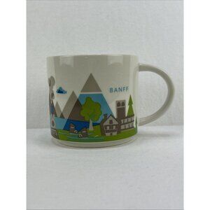 Starbucks Banff "You Are Here" Collection Coffee Mug 14 Oz 2016 Mountains